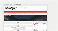 Desktop Screenshot of liveticker.reviersport.de